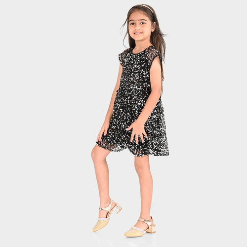 Girls Black Party Wear Dress