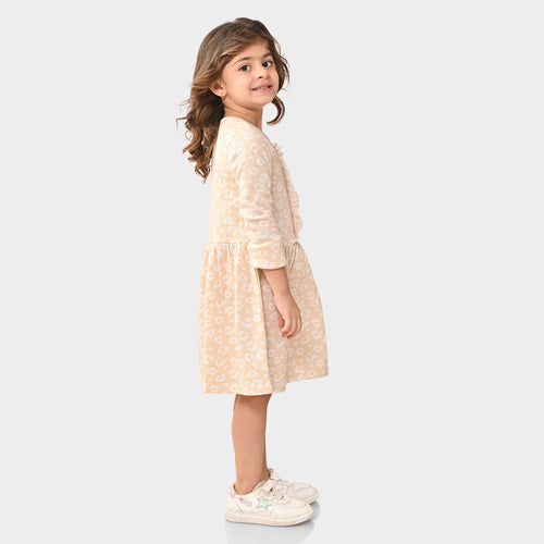 Girls Beige Dress