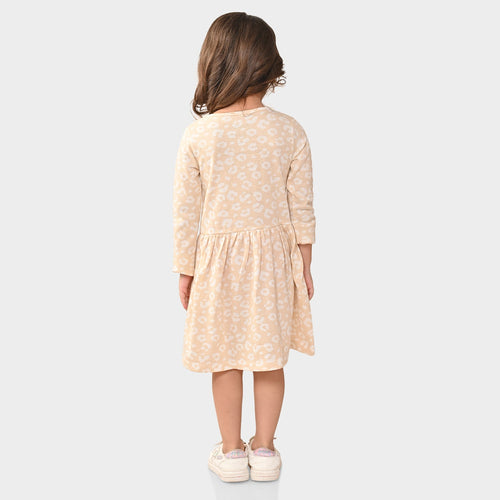 Girls Beige Dress