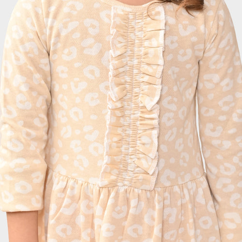 Girls Beige Dress