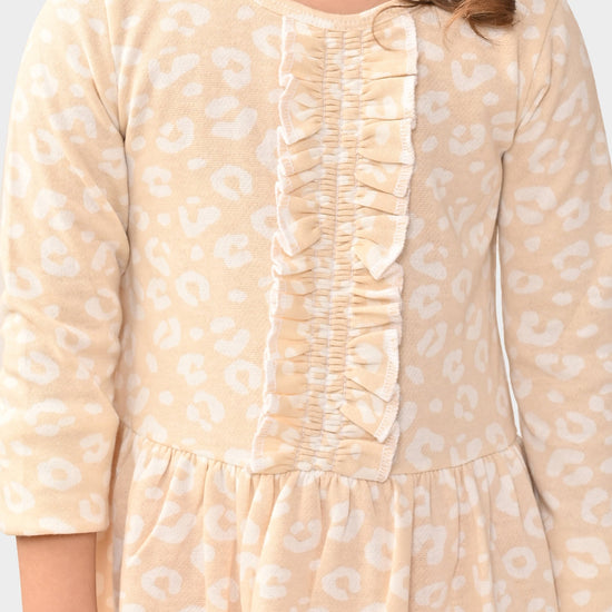 Girls Beige Dress