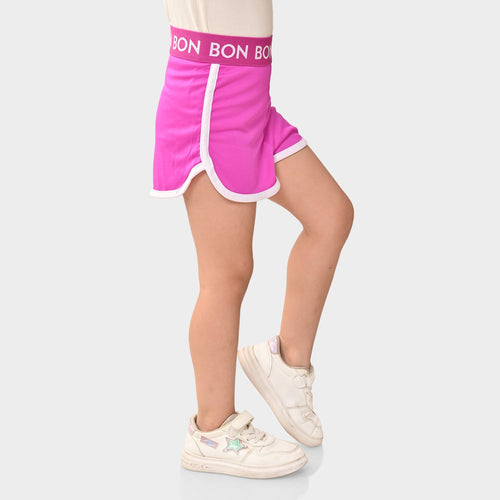 Girl Dolphine Pink Regular Shorts