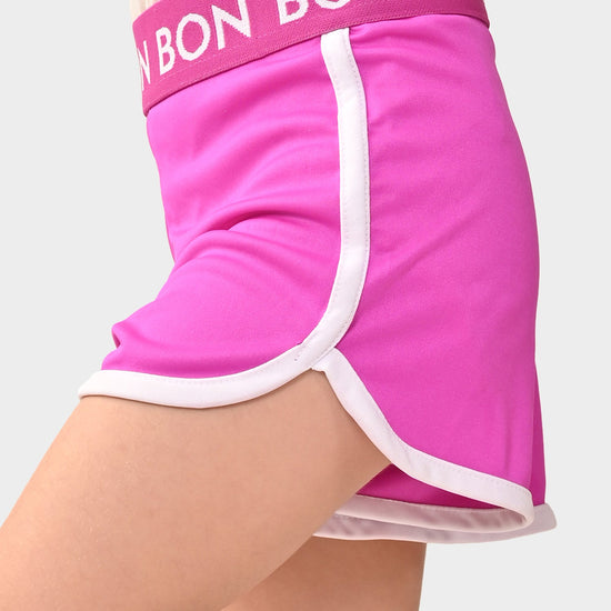 Girl Dolphine Pink Regular Shorts