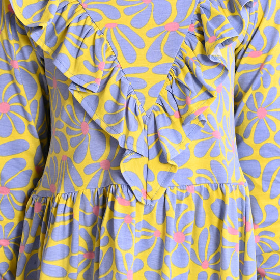 Girls Cotton Ruffel Style Dress