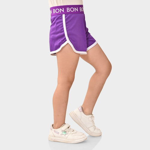 Girl Dolphine Purple Regular Shorts