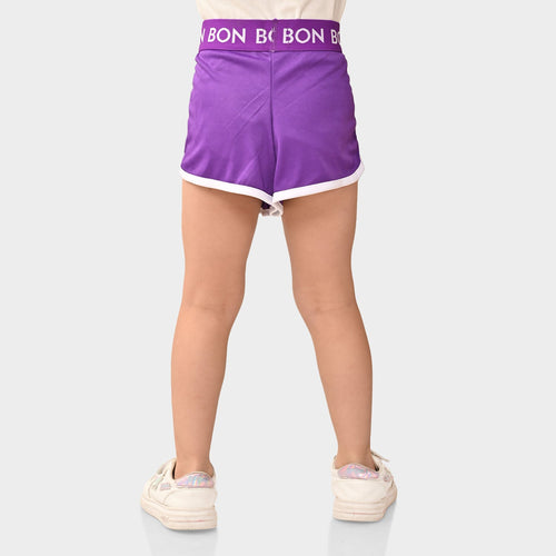 Girl Dolphine Purple Regular Shorts