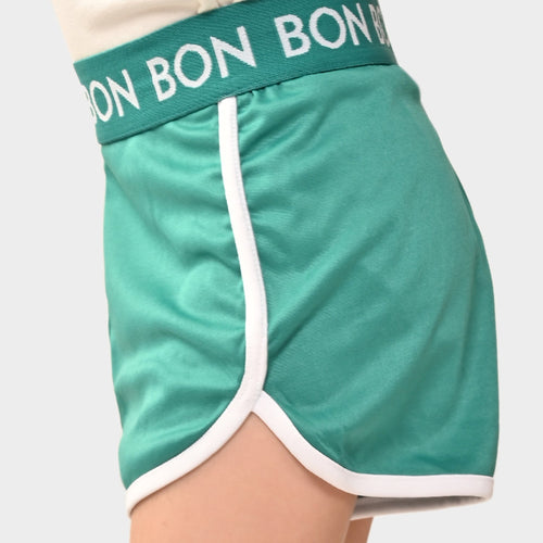 Girl Dolphine Green Regular Shorts