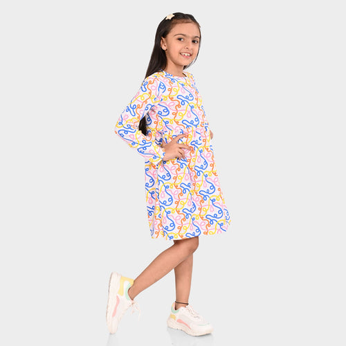 Girls Asymmetric Dress