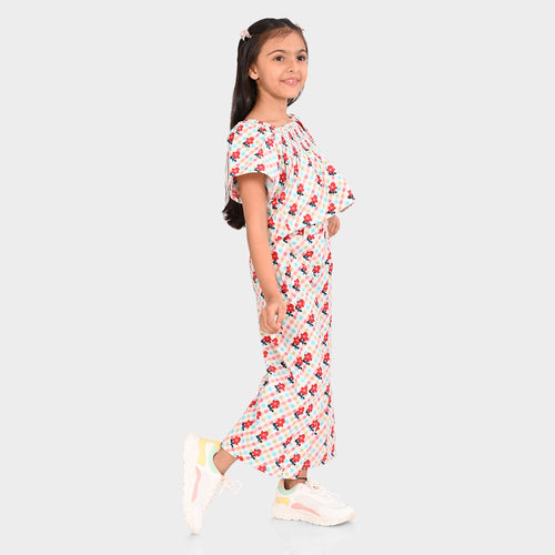 Girls White Clothing Set