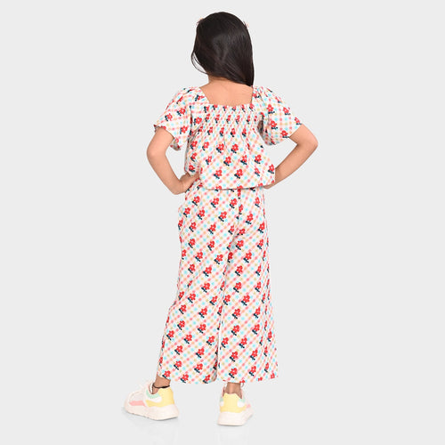 Girls White Clothing Set