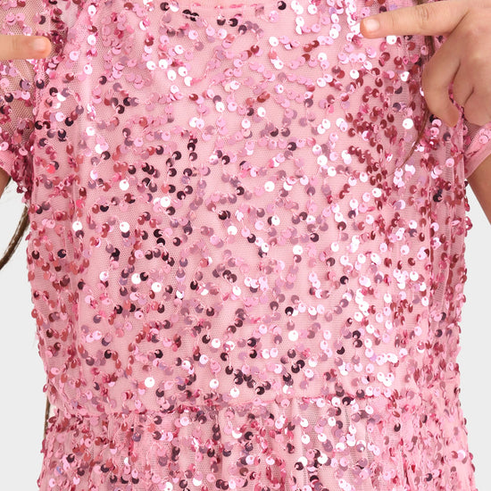 Girl Party Wear Pink Dress
