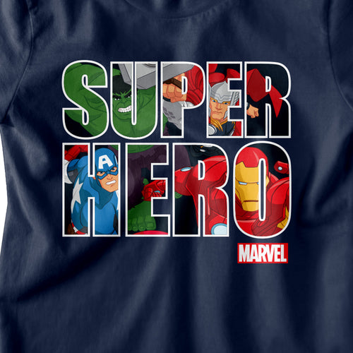 Boys Super Hero Marvel Tshirt