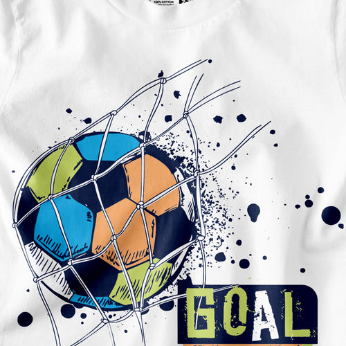 Boys Printed Football Tshirt