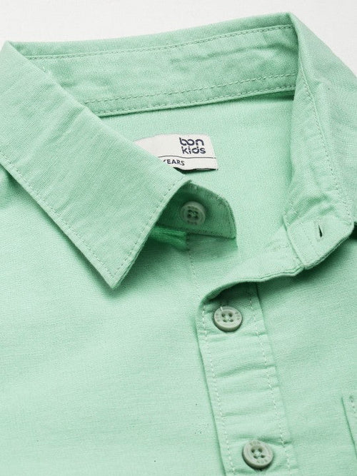 Boys Shirt SEA GREEN