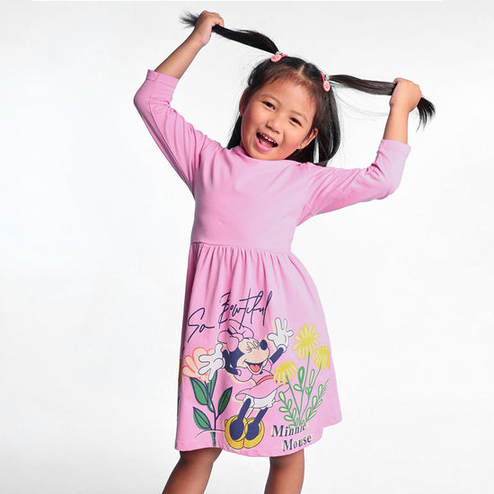 Mini Mouse Pink Girls Dress