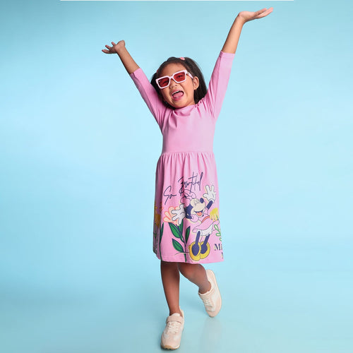 Mini Mouse Pink Girls Dress