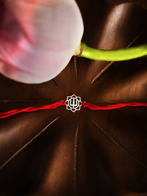 925 Silver-Trishul Rakhi for Kids