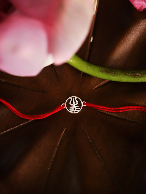 925 Silver-Trishul Rakhi for Kids