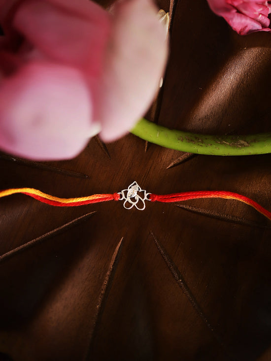 925 Silver-Ganesha Rakhi for Kids