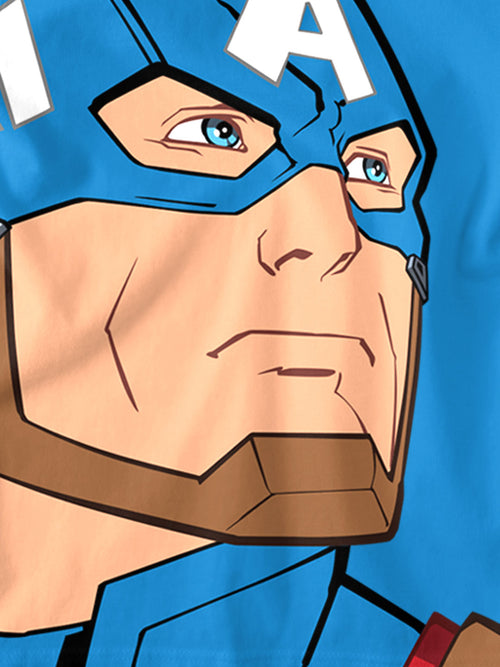 Spiderman & Capt America Combo Boys T-SHIRT