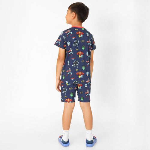 Marvel Comics Boys Printed Jersey Sets