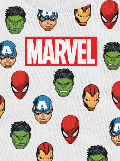Marvel White Boys T-SHIRT