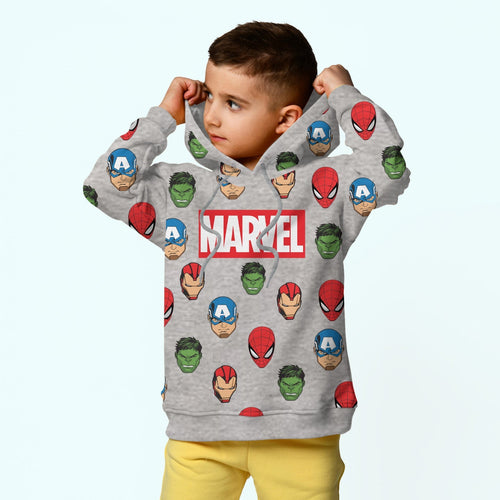 Marvel Grey Boys Hoodie