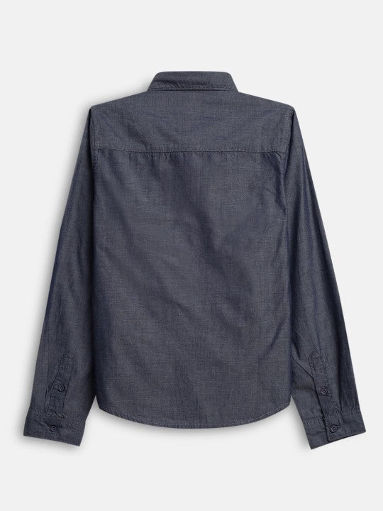 Boys Shirt Carbon Black-BON11130