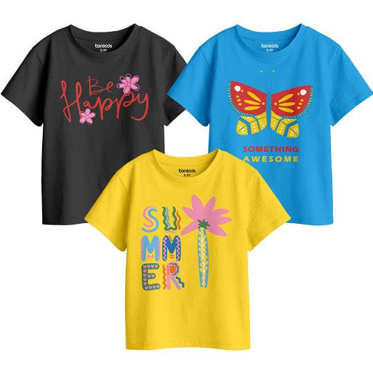 Girls Graphic Printed Tees