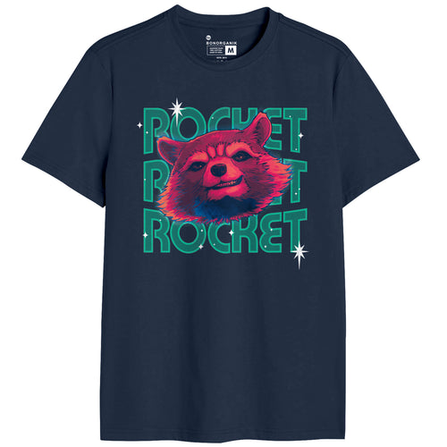 Rocket Graphic Printed Men Tshirt