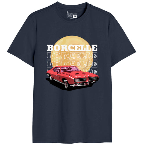 Car Graphic Printed Men Tshirt