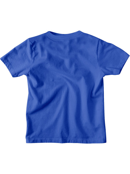 Boys Printed Blue Tshirt