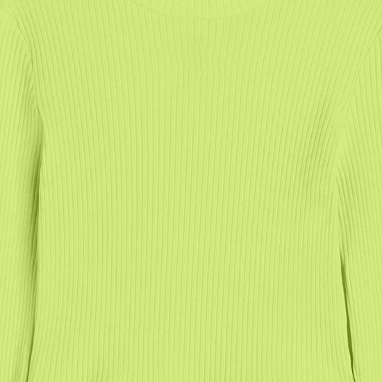 Girls Green Rib Tshirt