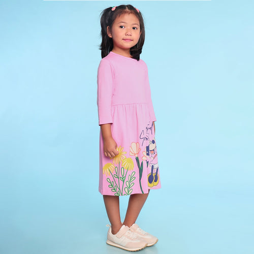 Mini Mouse Pink Girls Dress