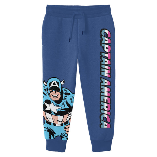 Captain America Blue Boys Joggers