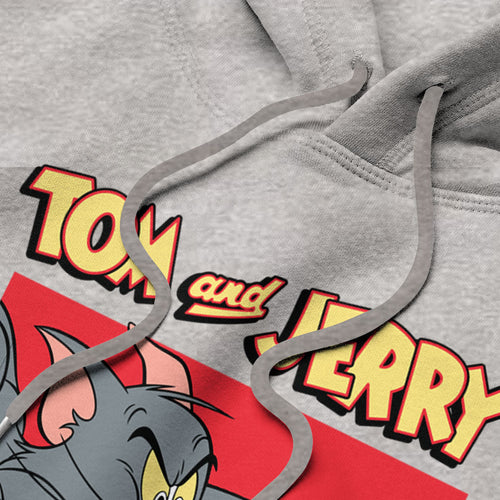 Tom & Jerry Grey Boys Hoodie