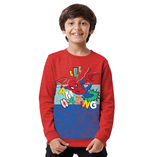 Spiderman Red Boys Sweatshirt