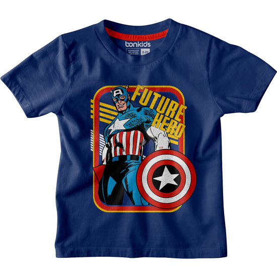 Future Heros Navy Boys T-SHIRT