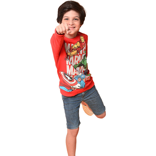 Marvel Boys Red Sweatshirt