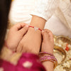925 Silver-lotus Rakhi for Kids