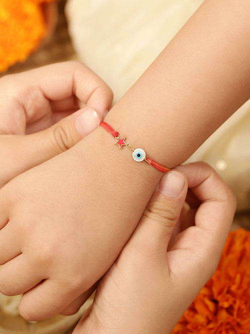 925 Silver-evil eye Rakhi for Kids