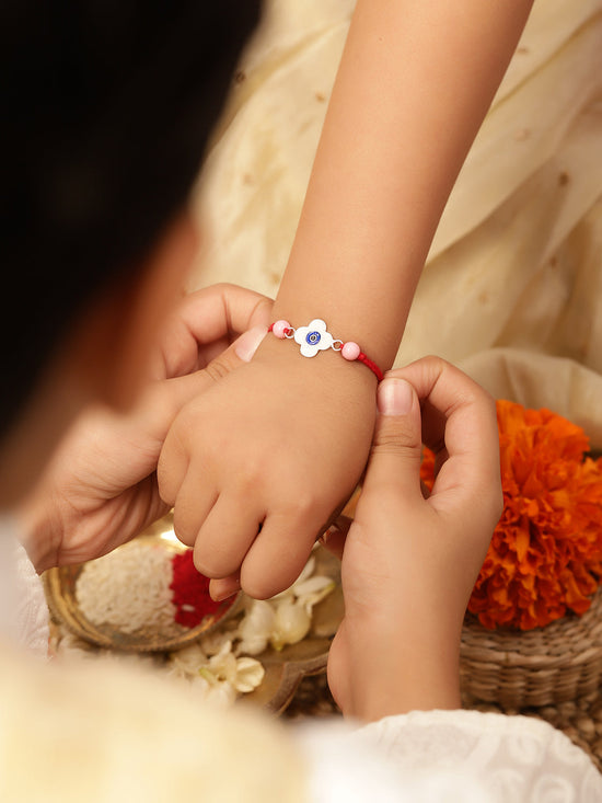 925 Silver-evil eye Rakhi for Kids