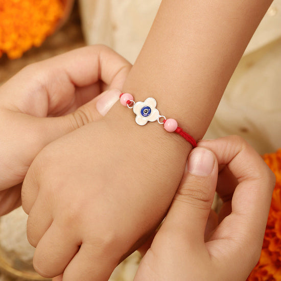 925 Silver-evil eye Rakhi for Kids