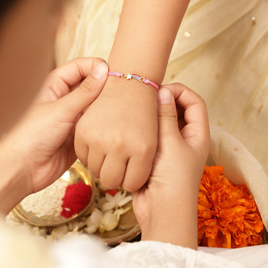 925 Silver-magical star Rakhi for Kids