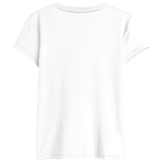 White Women Graphic Printed Tees