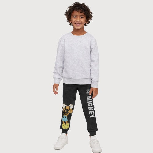 Mickey Black Boys Joggers