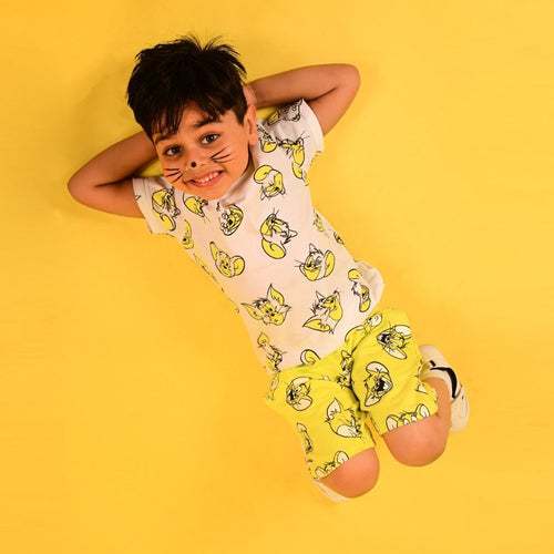 TOM& JERRY PRINTED BOYS CO-ORDS