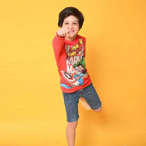 Marvel Boys Red Sweatshirt