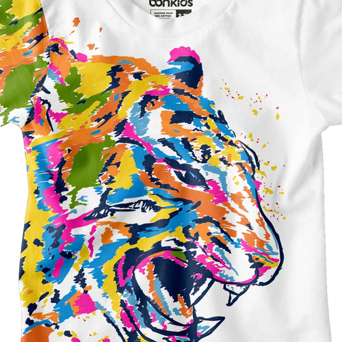 Tiger Face Boys T-SHIRT