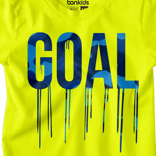 Goal Yellow Boys Tshirt